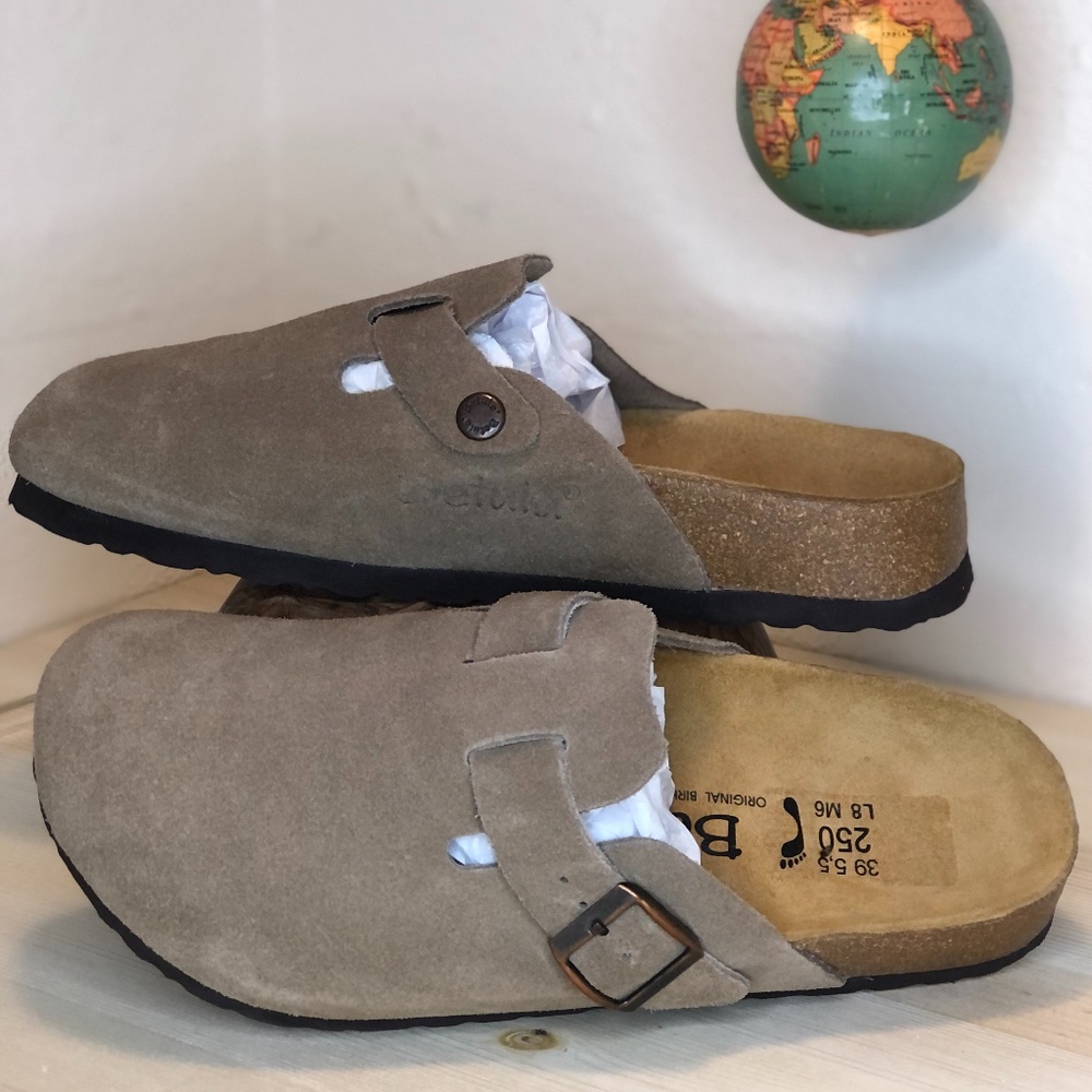 BETULA by Birkenstock Tan, Closed Toe, mule